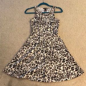 Leopard cotton dress